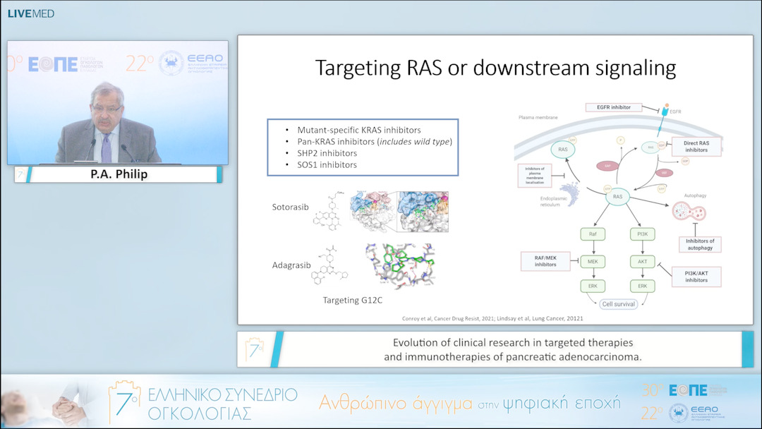 101 P.A. Philip - Evolution of clinical research in targeted therapies and immunotherapies of pancreatic adenocarcinoma. 