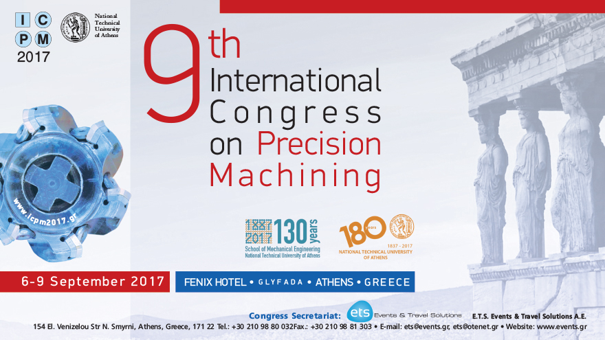 9th International Congress on Precision Machining