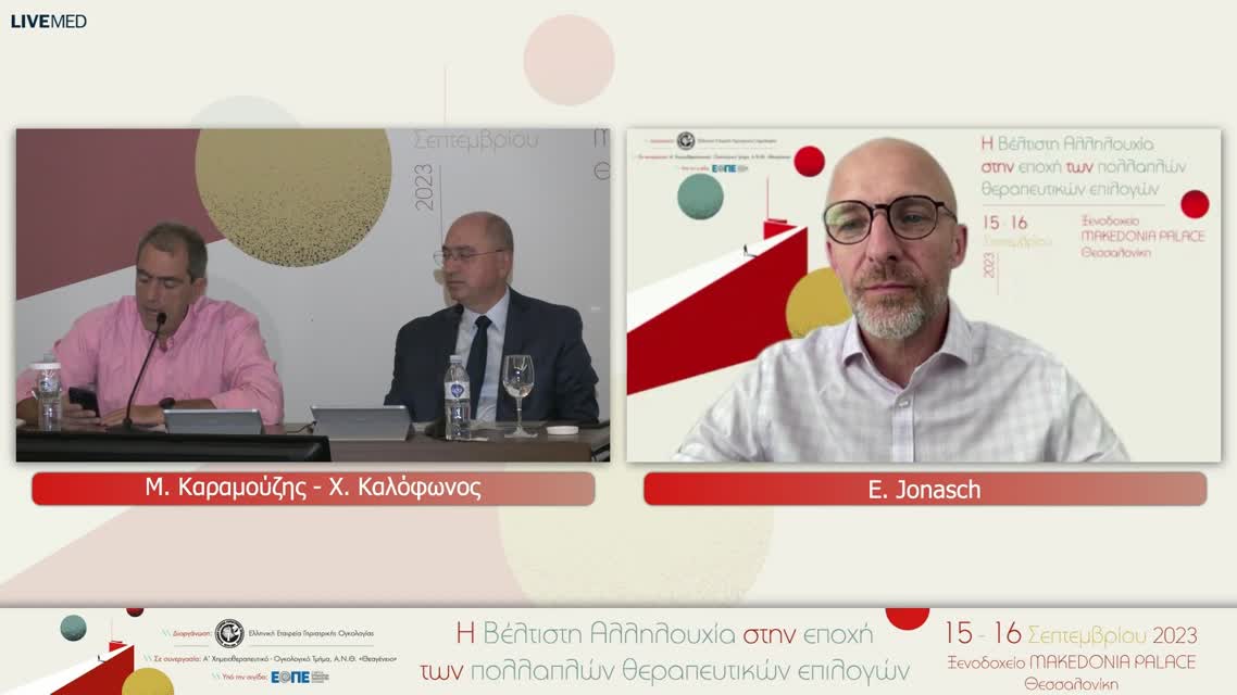 18  E. Jonasch - Expanding the armamentarium with TKI-IO combinations in RCC: how do we integrate clinical data in everyday clinical practice?