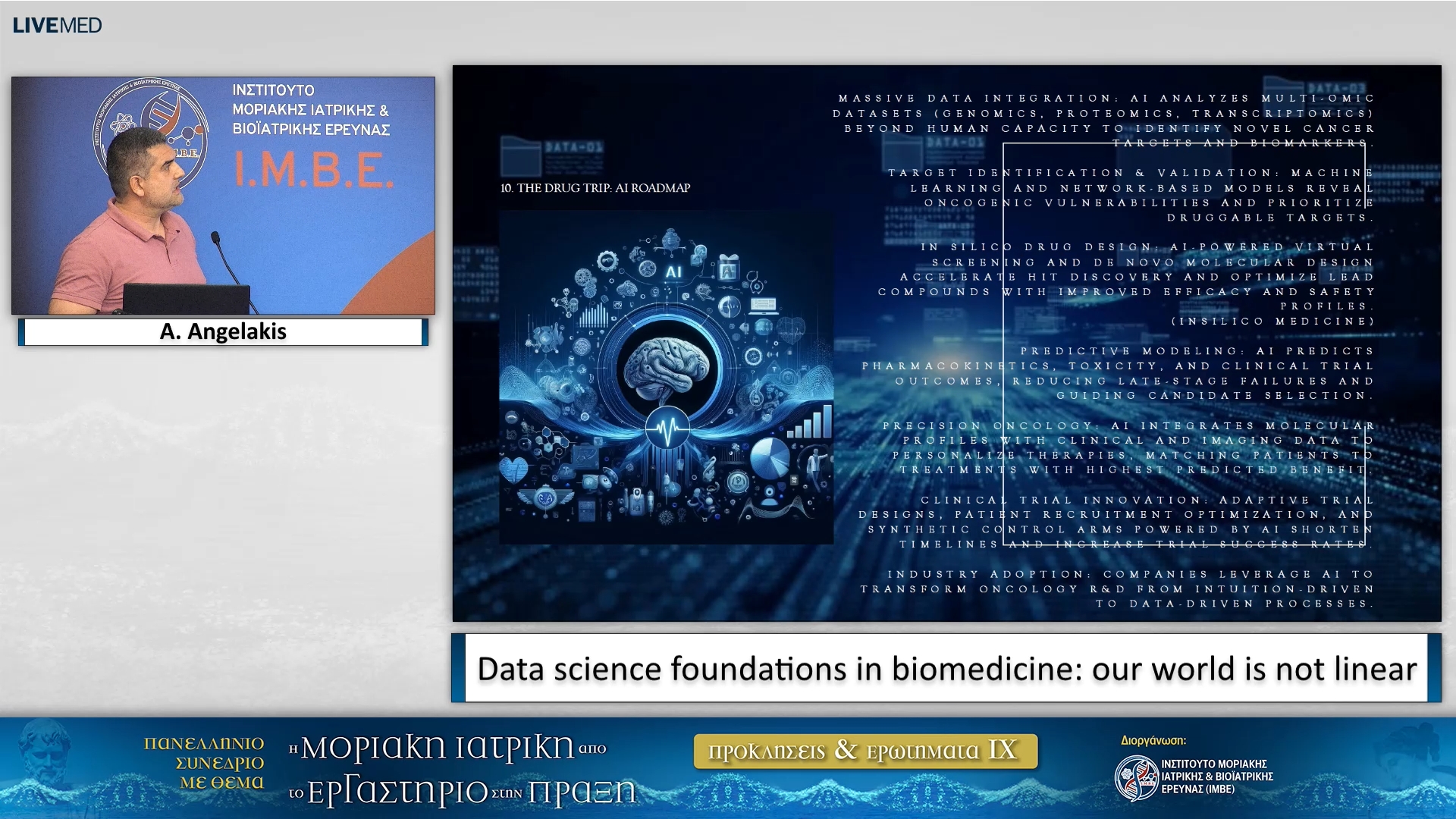 34 A. Angelakis - Data science foundations in biomedicine: our world is not linear 
