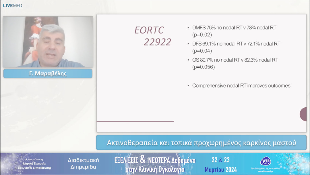 23 Γ. Μαραβέλης - Ακτινοθεραπεία και τοπικά προχωρημένος καρκίνος μαστού 
