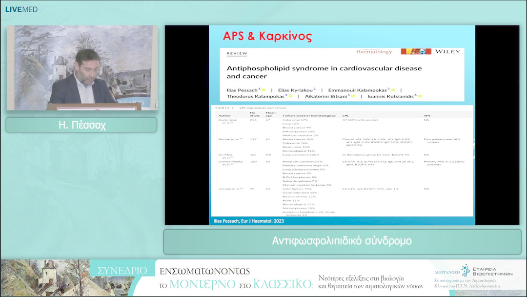 48 Η. Πέσσαχ - Αντιφωσφολιπιδικό σύνδρομο 