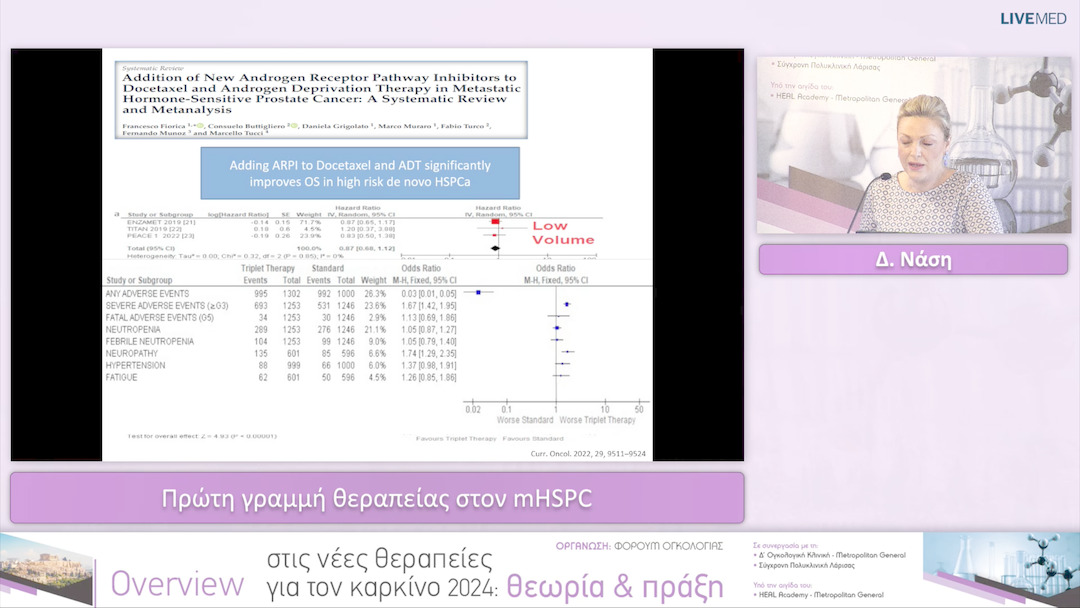 20 Δ. Νάση - Πρώτη γραμμή θεραπείας στον mHSPC 