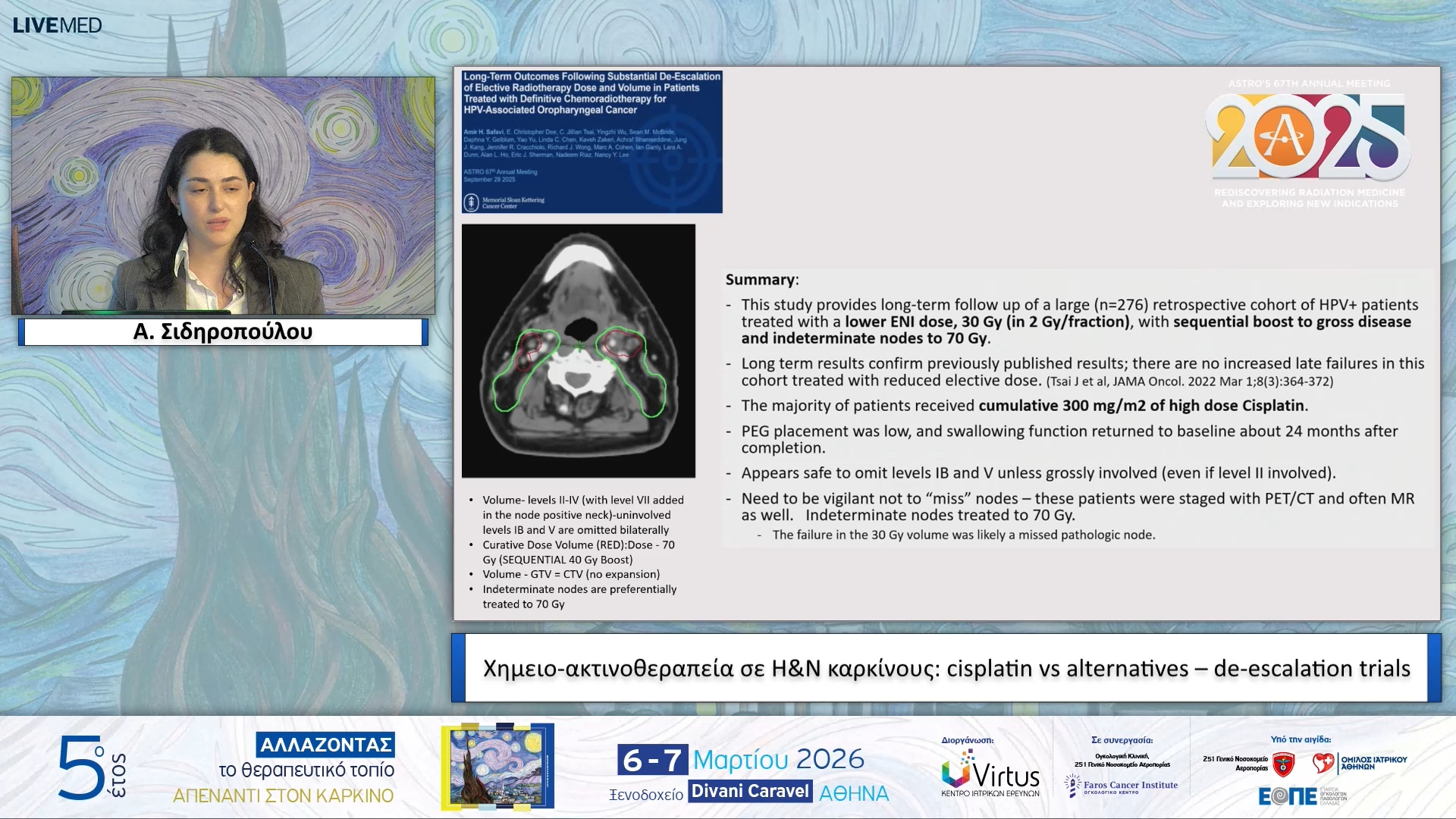 04 Α. Σιδηροπούλου - Χημειο-ακτινοθεραπεία σε H&N καρκίνους: cisplatin vs alternatives – de-escalation trials.