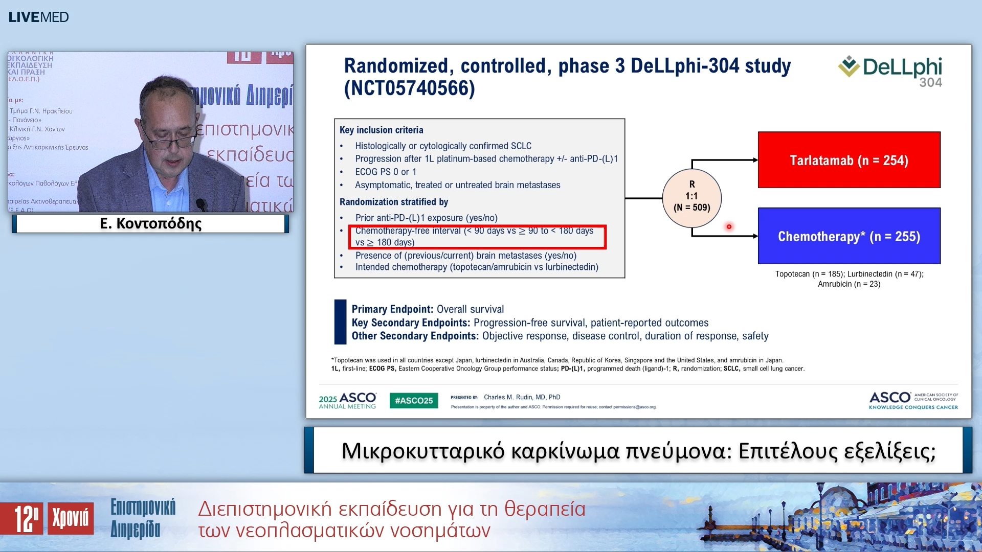 21 Ε. Κοντοπόδης - Μικροκυτταρικό καρκίνωμα πνεύμονα: Επιτέλους εξελίξεις; 