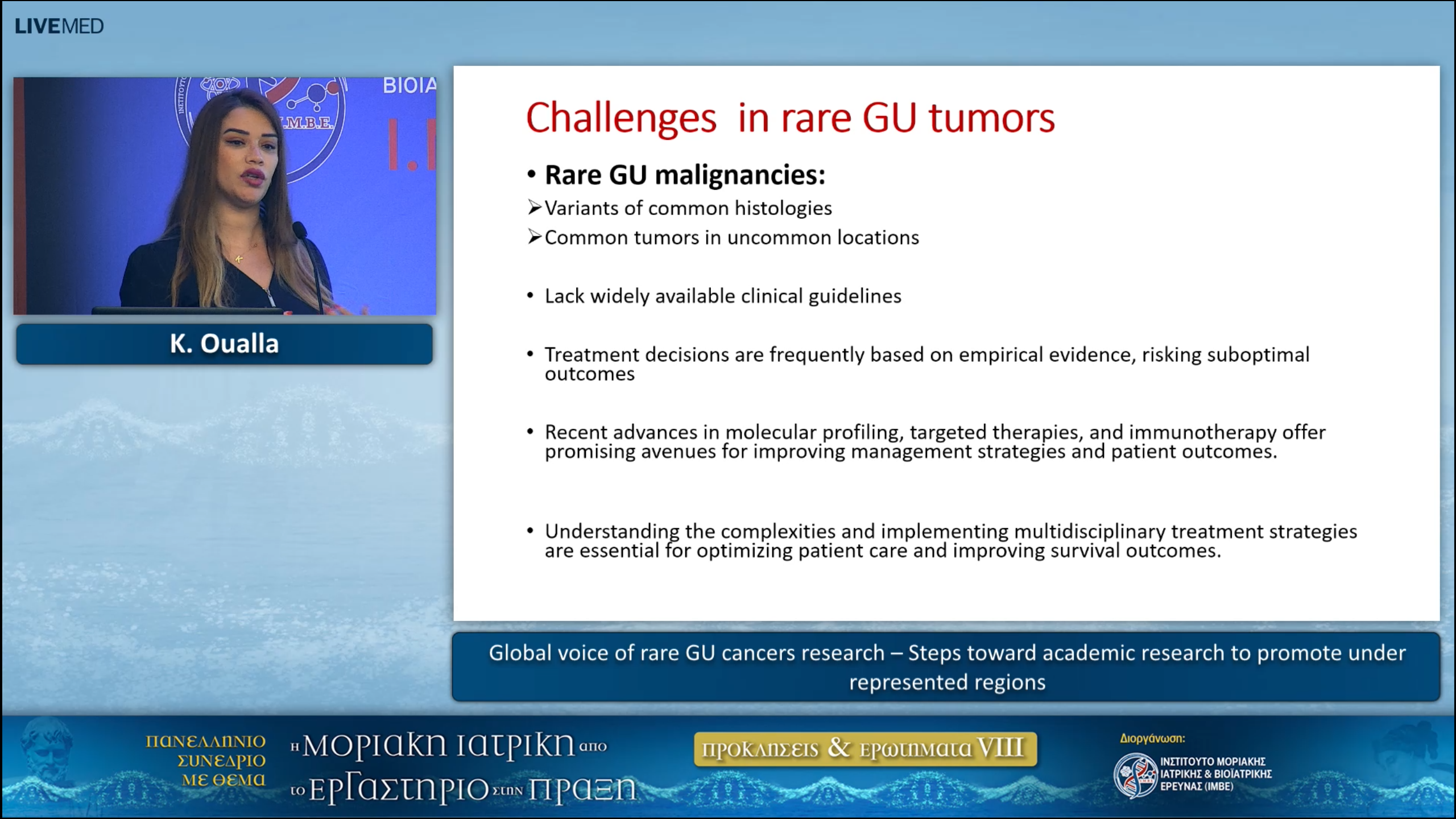 70 K. Oualla - Global voice of rare GU cancers research – Steps toward academic research to promote under-represented regions 