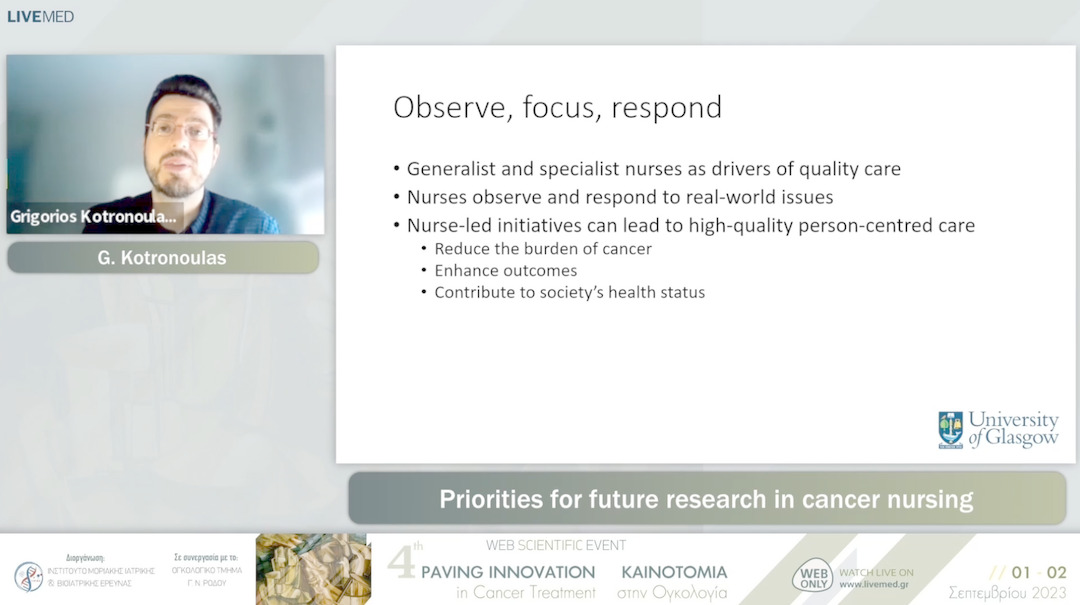06  G. Kotronoulas - Priorities for future research in cancer nursing