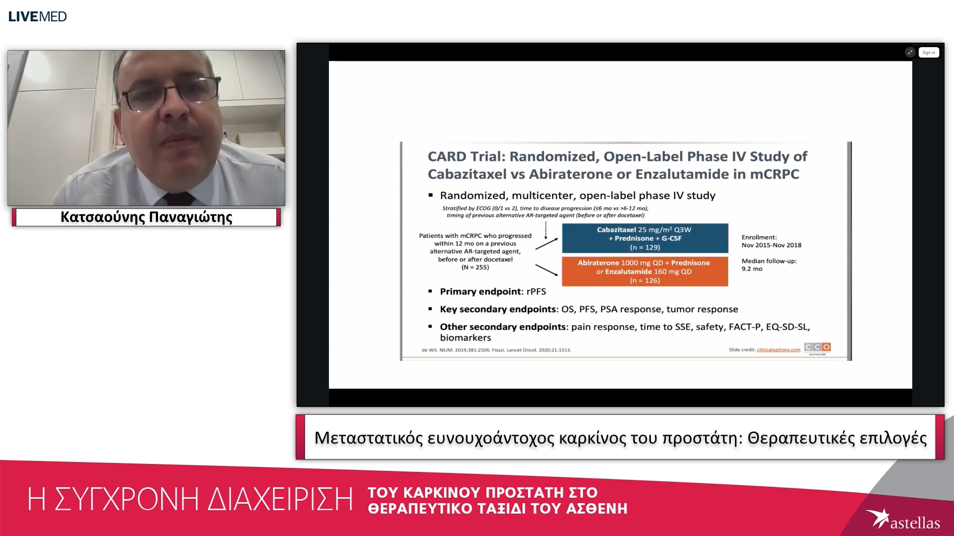 06 Κατσαούνης Παναγιώτης - Μεταστατικός ευνουχοάντοχος καρκίνος του προστάτη: Θεραπευτικές επιλογές