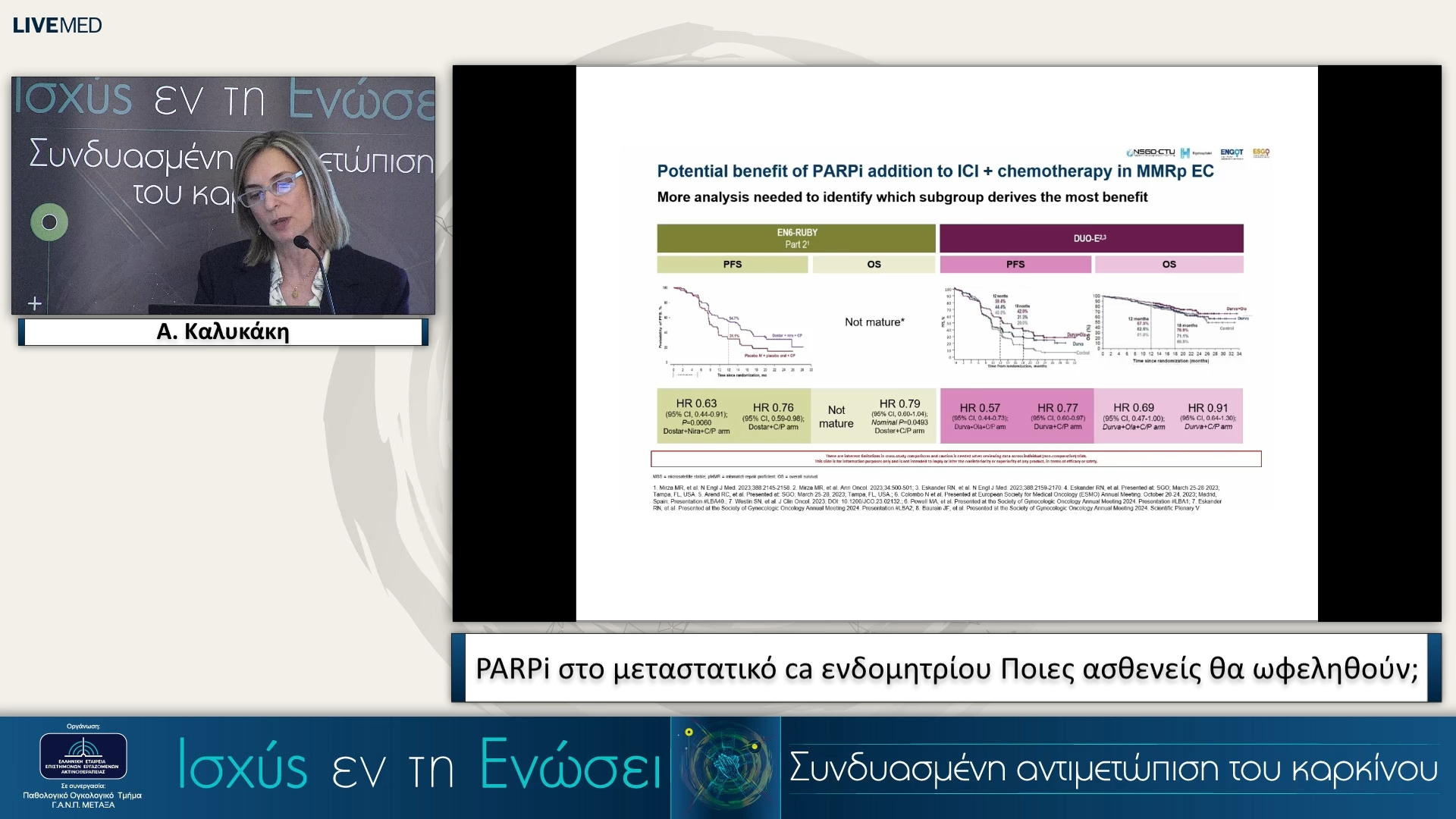 43 Α. Καλυκάκη - PARPi στο μεταστατικό ca ενδομητρίου Ποιες ασθενείς θα ωφεληθούν;