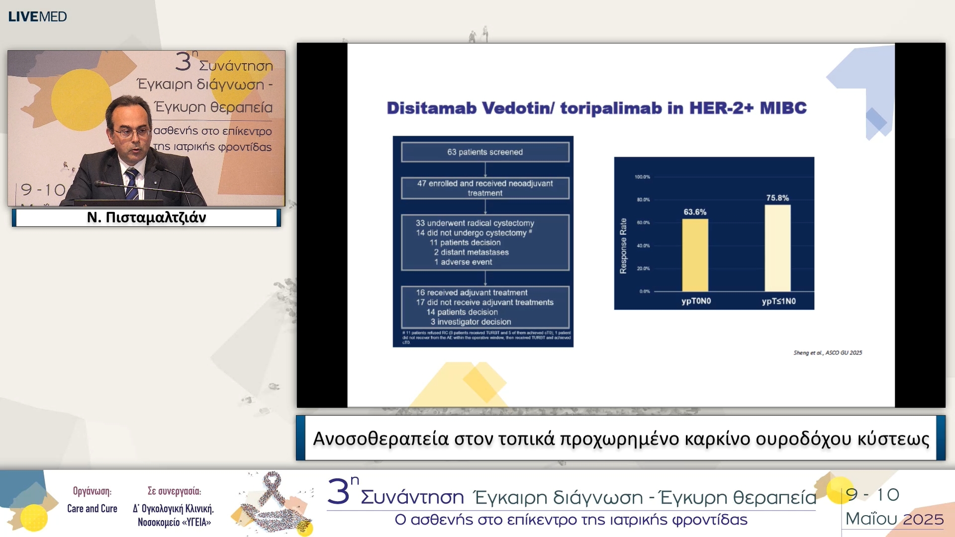 18 Ν. Πισταμαλτζιάν - Ανοσοθεραπεία στον τοπικά προχωρημένο καρκίνο ουροδόχου κύστεως