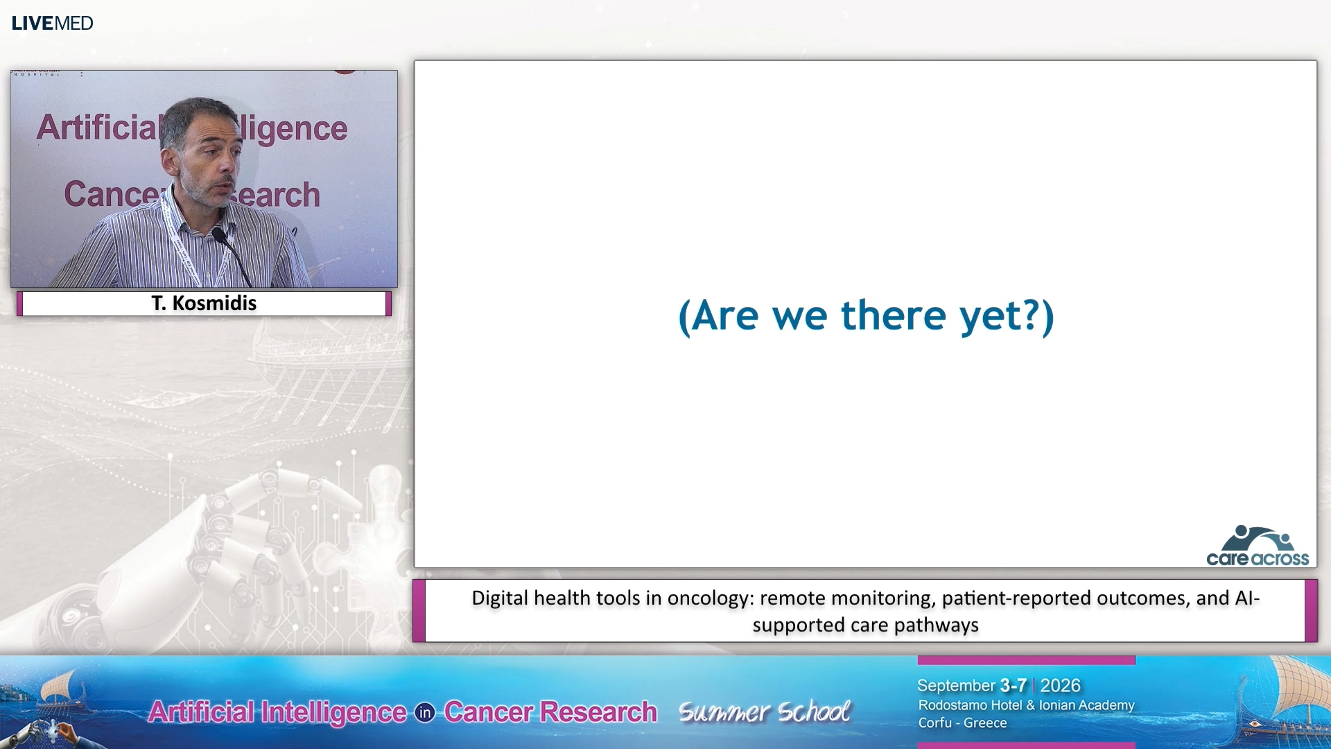 05 T. Kosmidis - Digital health tools in oncology: remote monitoring, patient-reported outcomes, and AI-supported care pathways