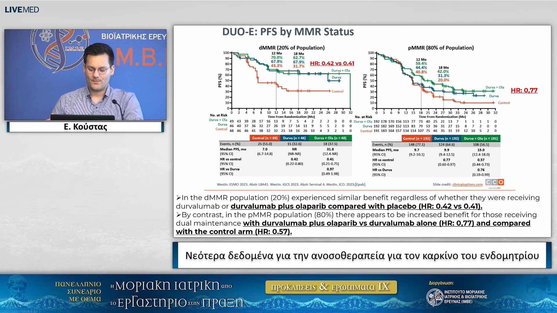 11 Ε. Κούστας - Νεότερα δεδομένα για την ανοσοθεραπεία για τον καρκίνο του ενδομητρίου 