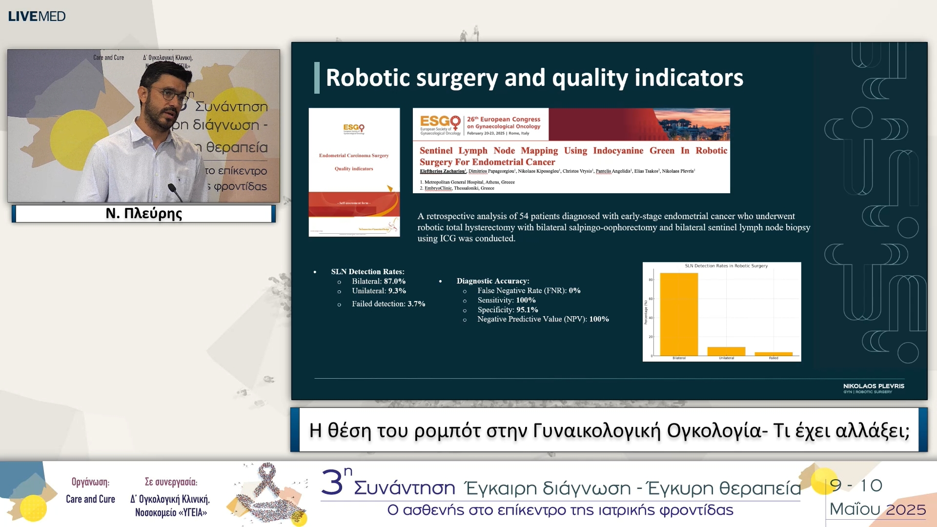 03 Ν. Πλεύρης - Η θέση του ρομπότ στην Γυναικολογική Ογκολογία - Τι έχει αλλάξει;