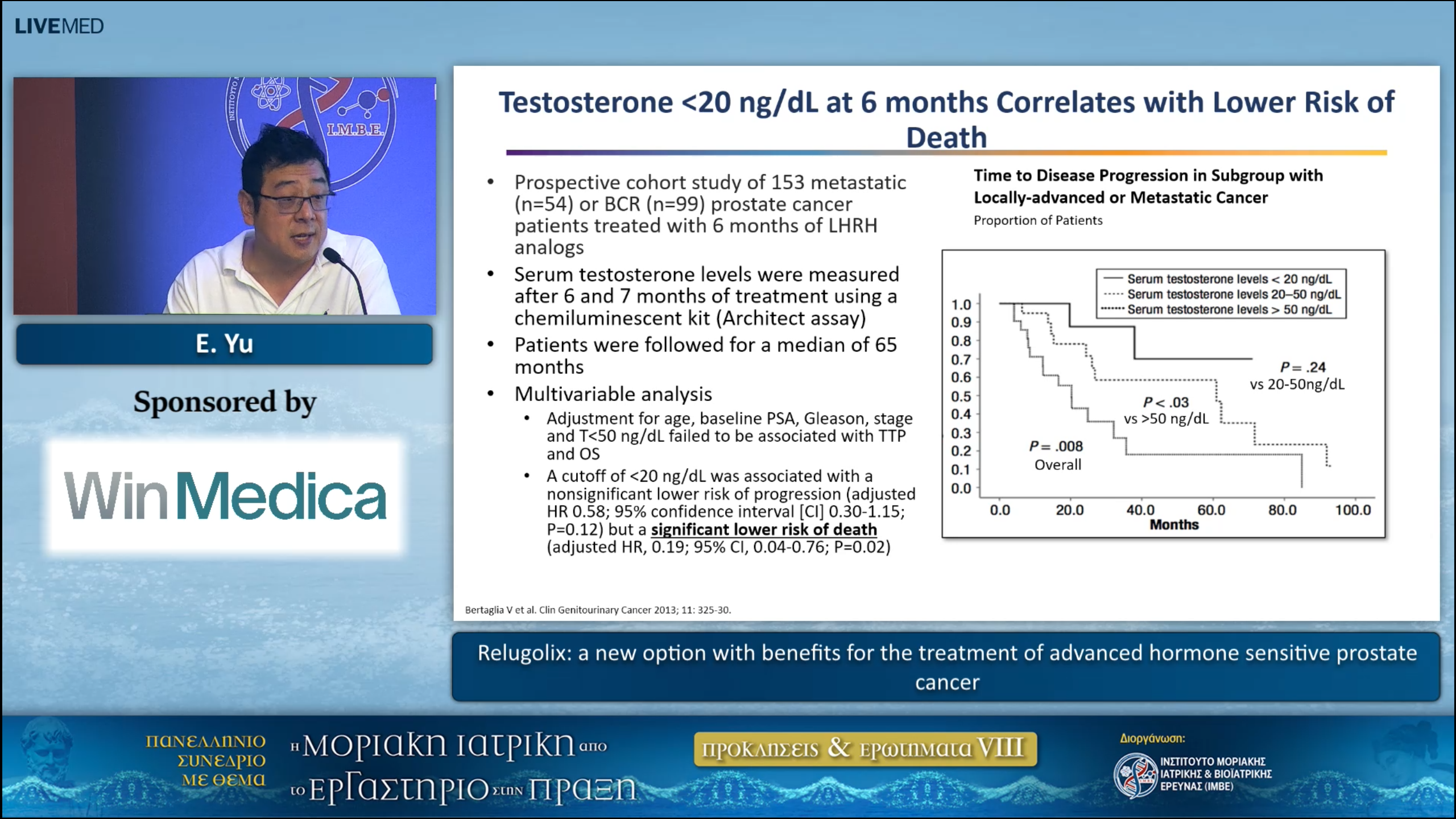 67 E. Yu - Relugolix: a new option with benefits for the treatment of advanced hormone sensitive prostate cancer 
