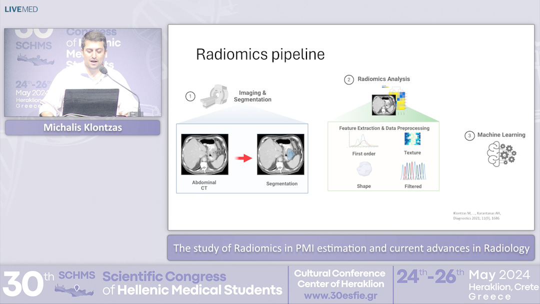 64 Michail Klontzas - The study of Radiomics in PMI estimation and current advances in Radiology
