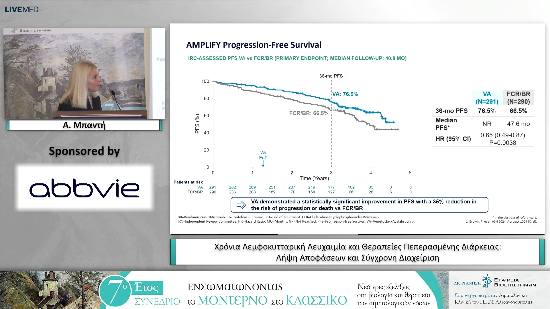 11 Α. Μπαντή - Χρόνια Λεμφοκυτταρική Λευχαιμία και Θεραπείες Πεπερασμένης Διάρκειας: Λήψη Αποφάσεων και Σύγχρονη Διαχείριση