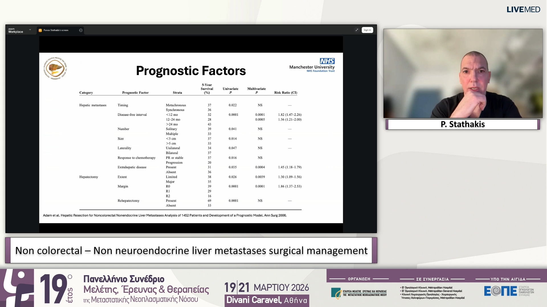10 P. Stathakis - Non colorectal – Non neuroendocrine liver metastases surgical management