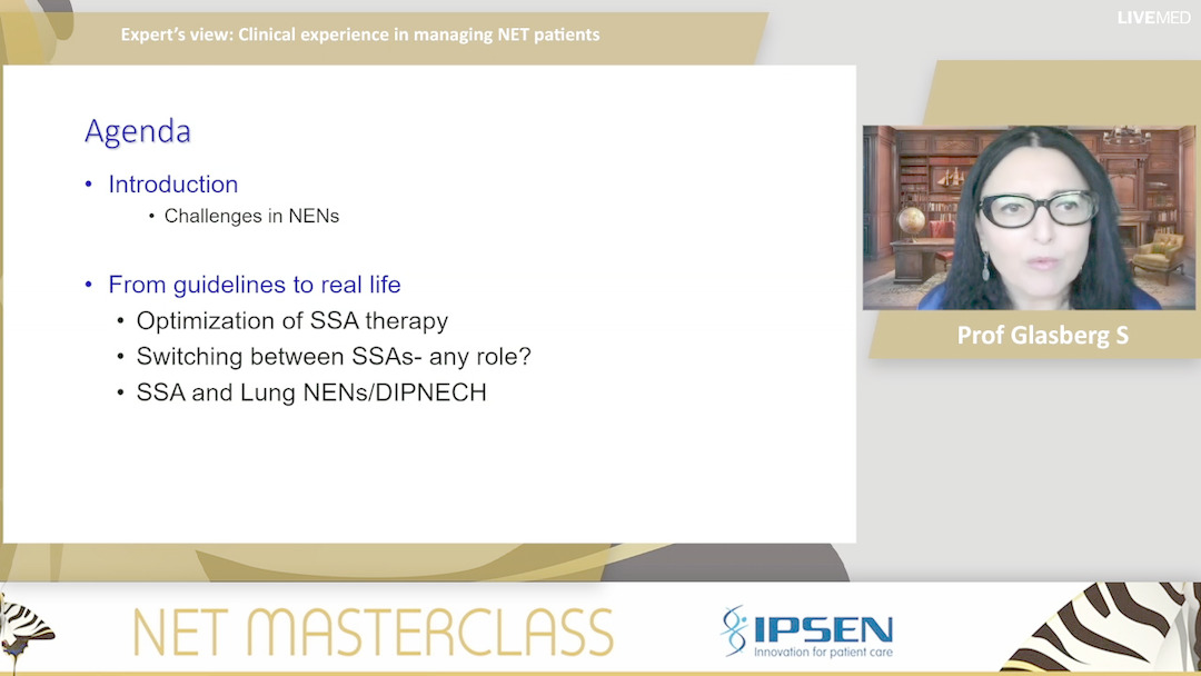 06 Prof Glasberg S. - Expert’s view: Clinical experience in managing NET patients 