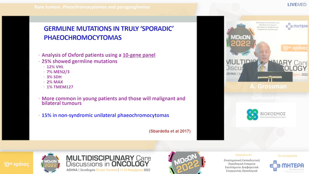 13 A. Grossman - Rare tumors. Pheochromocytomas and paragangliomas