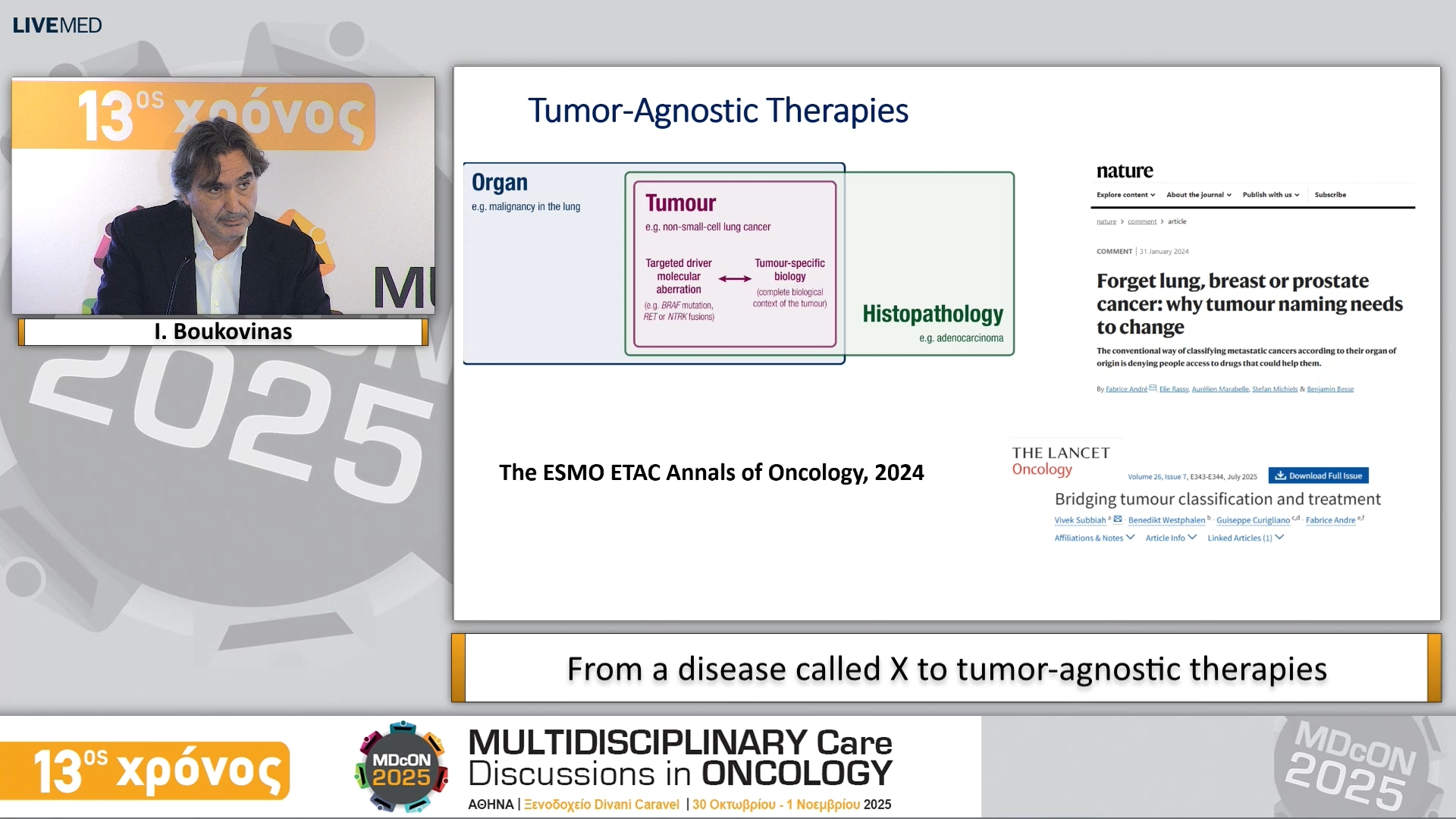 76 I. Boukovinas - From a disease called X to tumor-agnostic therapies