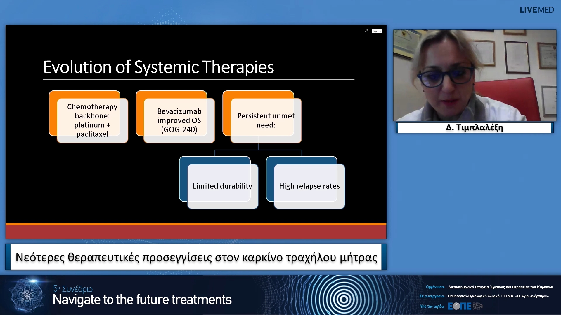10 Δ. Τιμπλαλέξη - Νεότερες θεραπευτικές προσεγγίσεις στον καρκίνο τραχήλου μήτρας