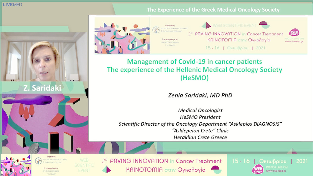 41 Z. Saridaki - The Experience of the Greek Medical Oncology Society 