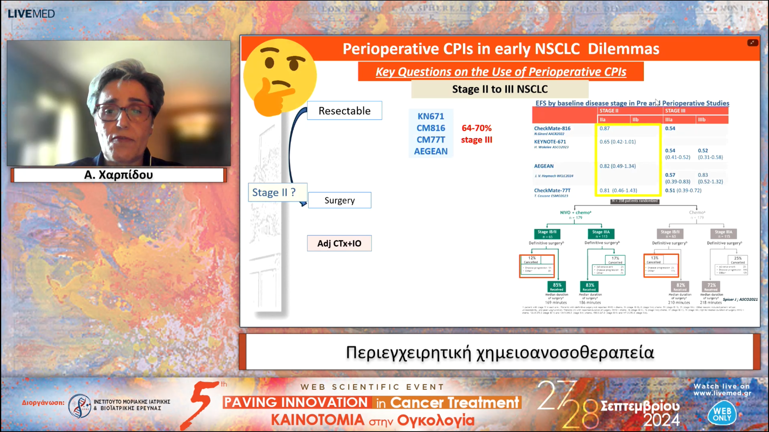 40 Α. Χαρπίδου - Περιεγχειρητική χημειοανοσοθεραπεία 