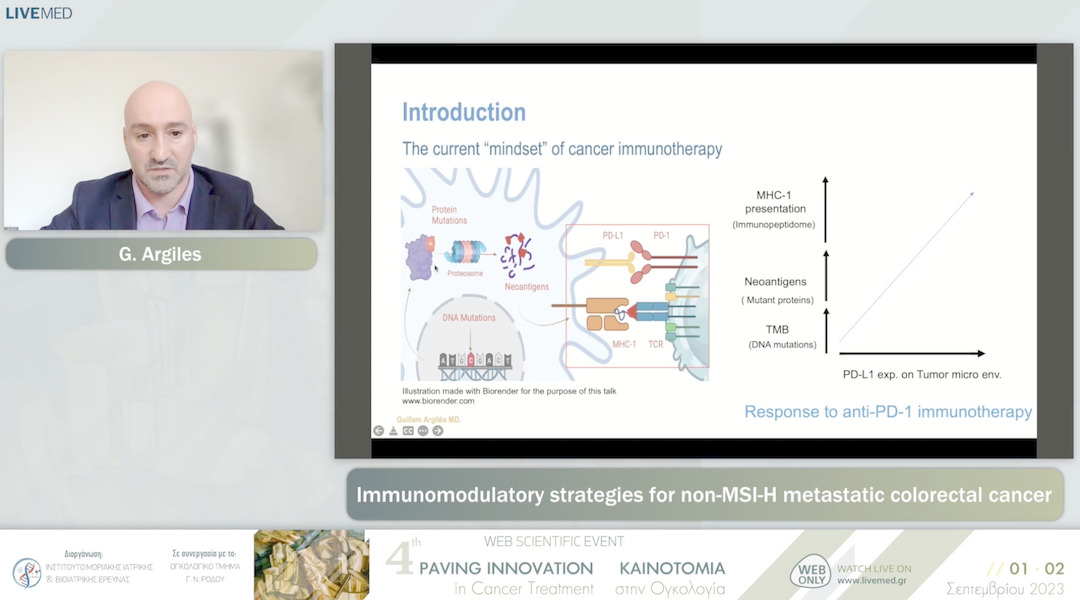 44 G. Argiles - Immunomodulatory strategies for non-MSI-H metastatic colorectal cancer 
