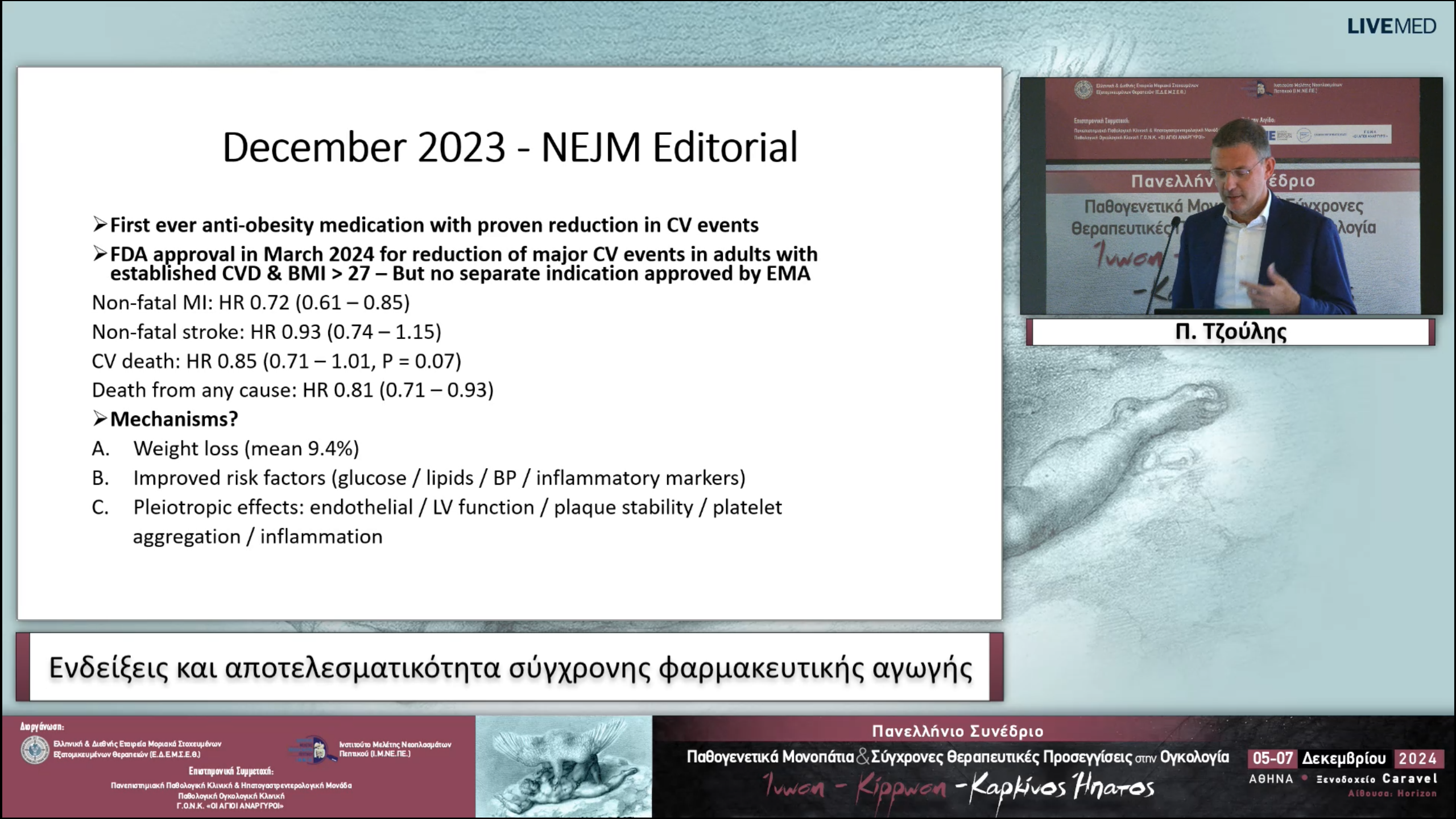 10 Π. Τζούλης - Ενδείξεις και αποτελεσματικότητα σύγχρονης φαρμακευτικής αγωγής