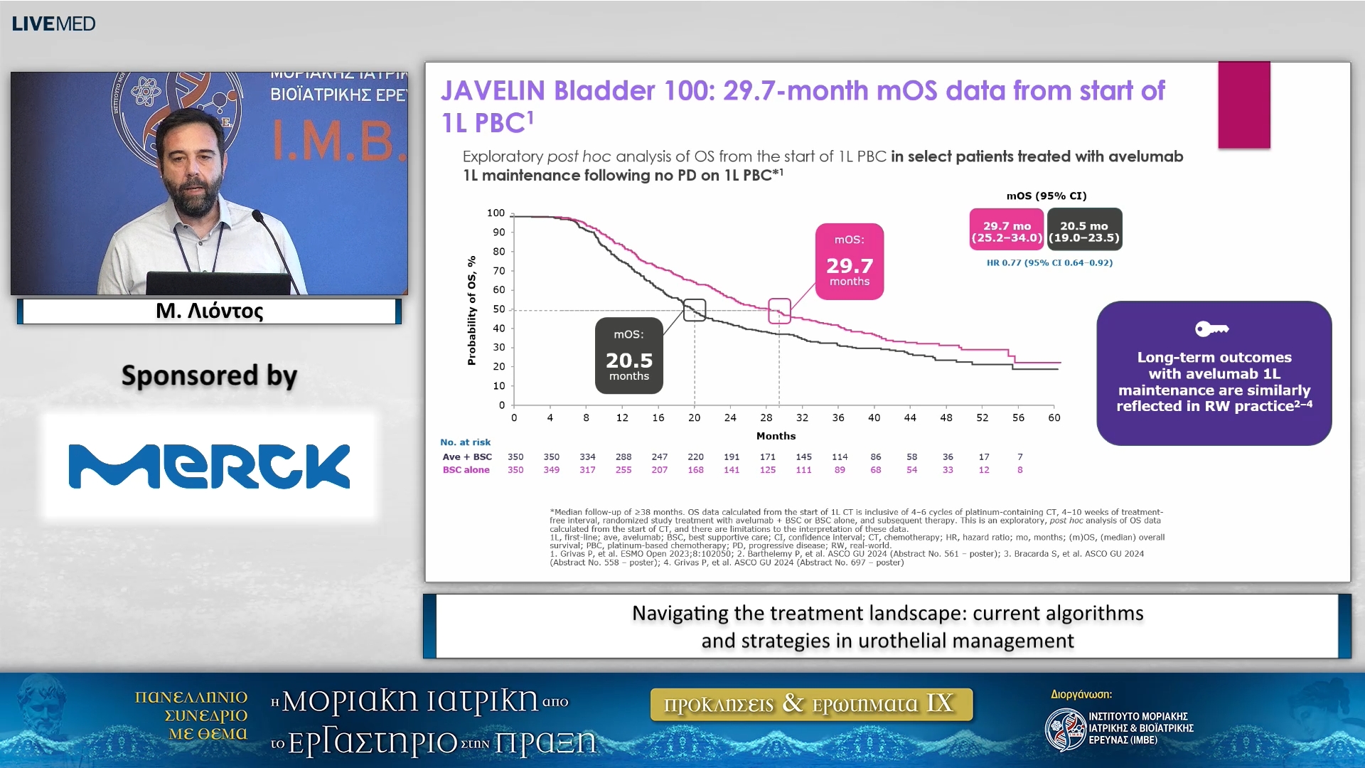 63 Μ. Λιόντος - Navigating the treatment landscape: current algorithms and strategies in urothelial management