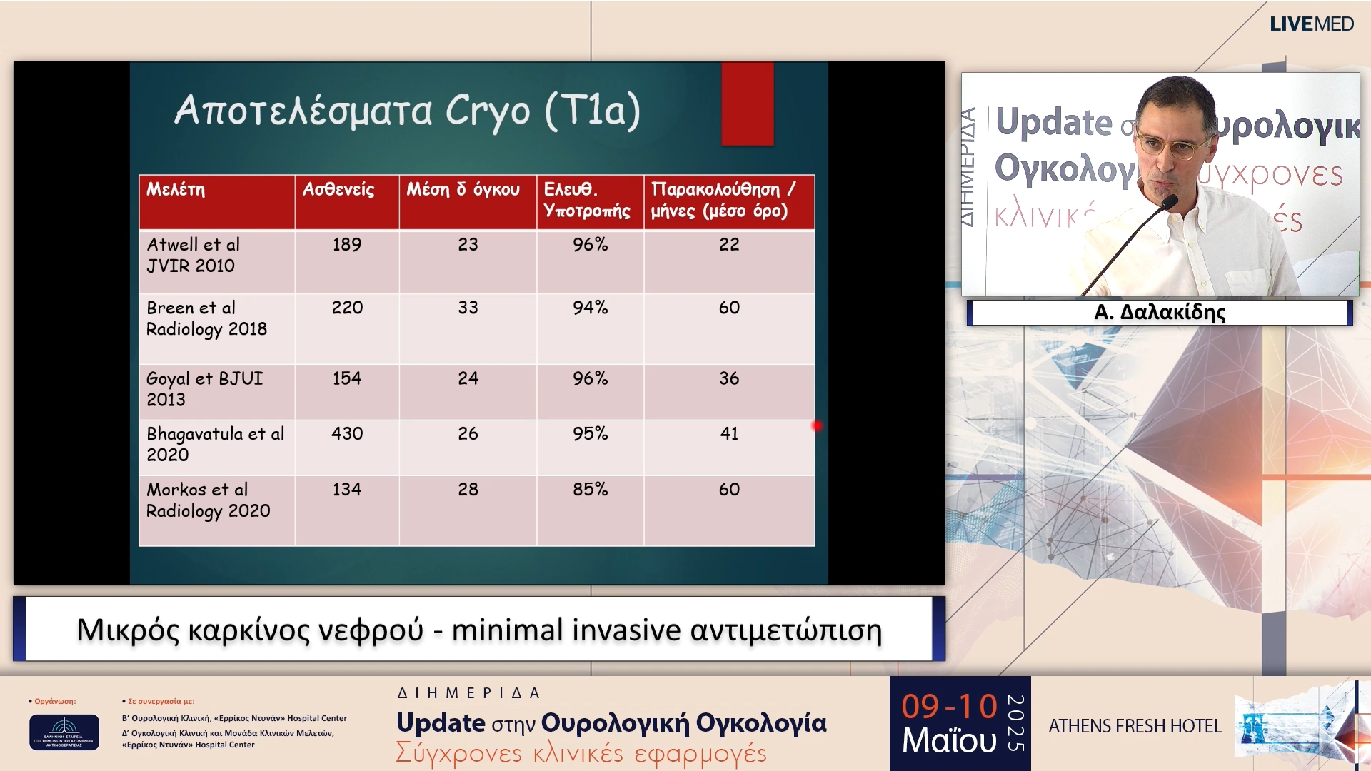 16 Α. Δαλακίδης - Μικρός καρκίνος νεφρού - minimal invasive αντιμετώπιση