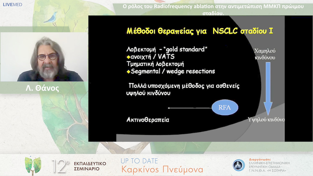 25 Λ. Θάνος - Ο ρόλος του Radiofrequency ablation στην αντιμετώπιση ΜΜΚΠ πρώιμου σταδίου. 