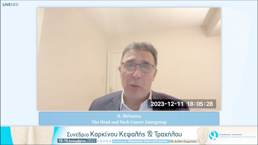 21 H. Mehanna - The Head and Neck Cancer Intergroup 