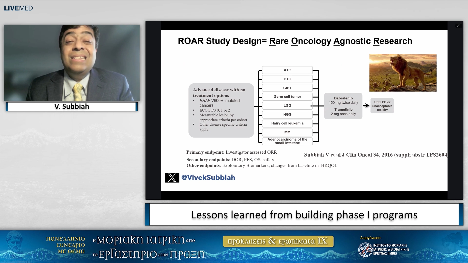 87 V. Subbiah - Lessons learned from building phase I programs