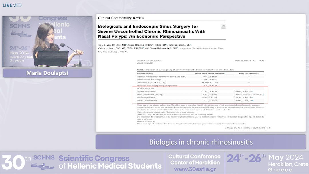 69 Maria Doulaptsi - Biologics in chronic rhinosinusitis