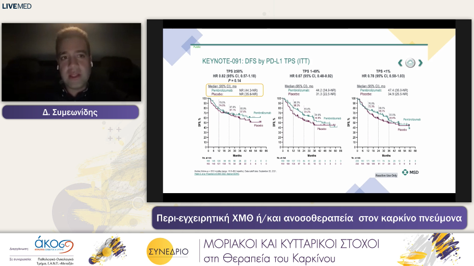 21 Δ. Συμεωνίδης - Περι-εγχειρητική ΧΜΘ ή/και ανοσοθεραπεία στoν καρκίνο πνεύμονα 