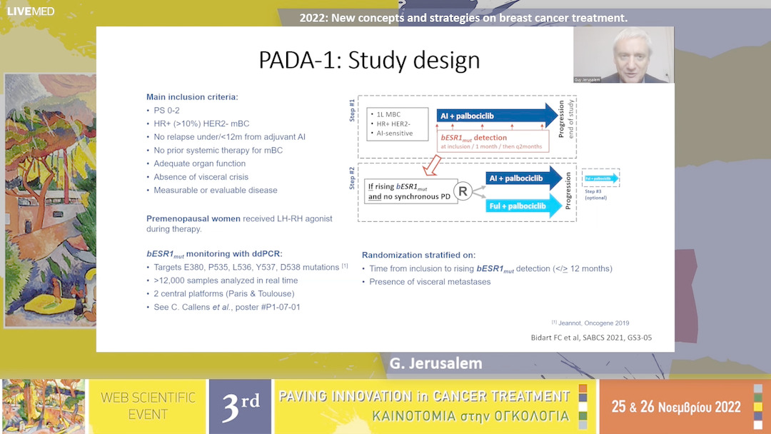 24 G. Jerusalem - 2022: Νew concepts and strategies on breast cancer treatment.