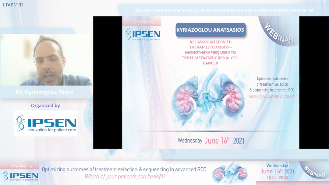 07 Dr. Kyriazoglou - AEs associated with therapies (Combos-monotherapies) used to treat metastatic renal cancer