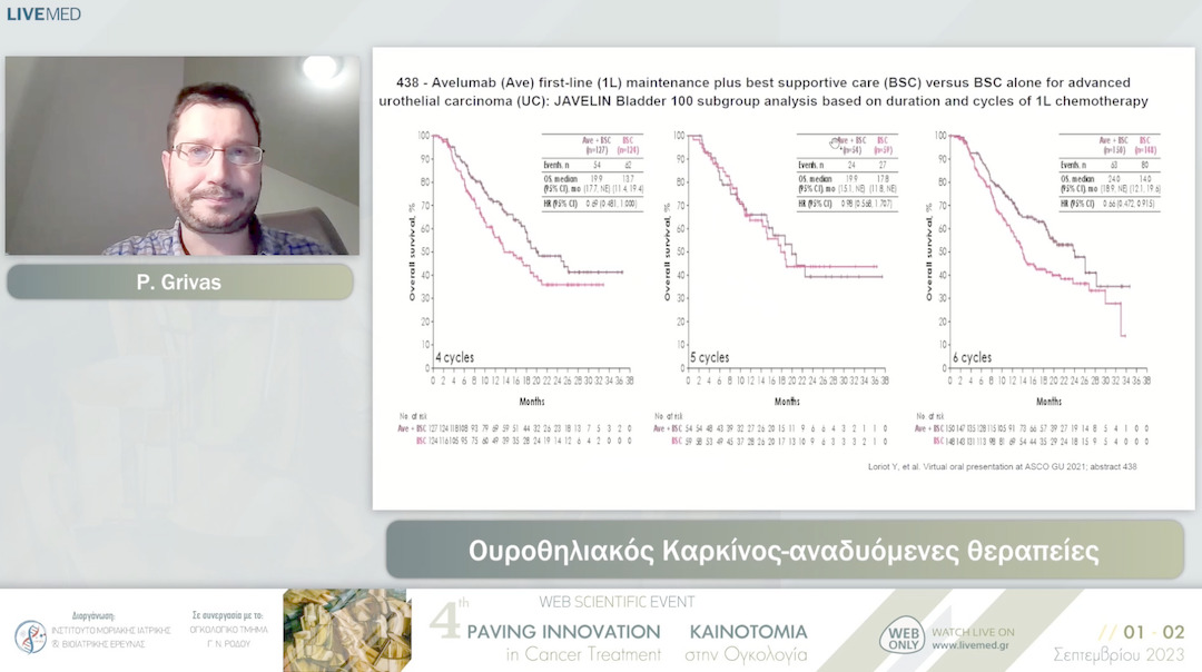 37 P. Grivas - Ουροθηλιακός Καρκίνος-αναδυόμενες θεραπείες