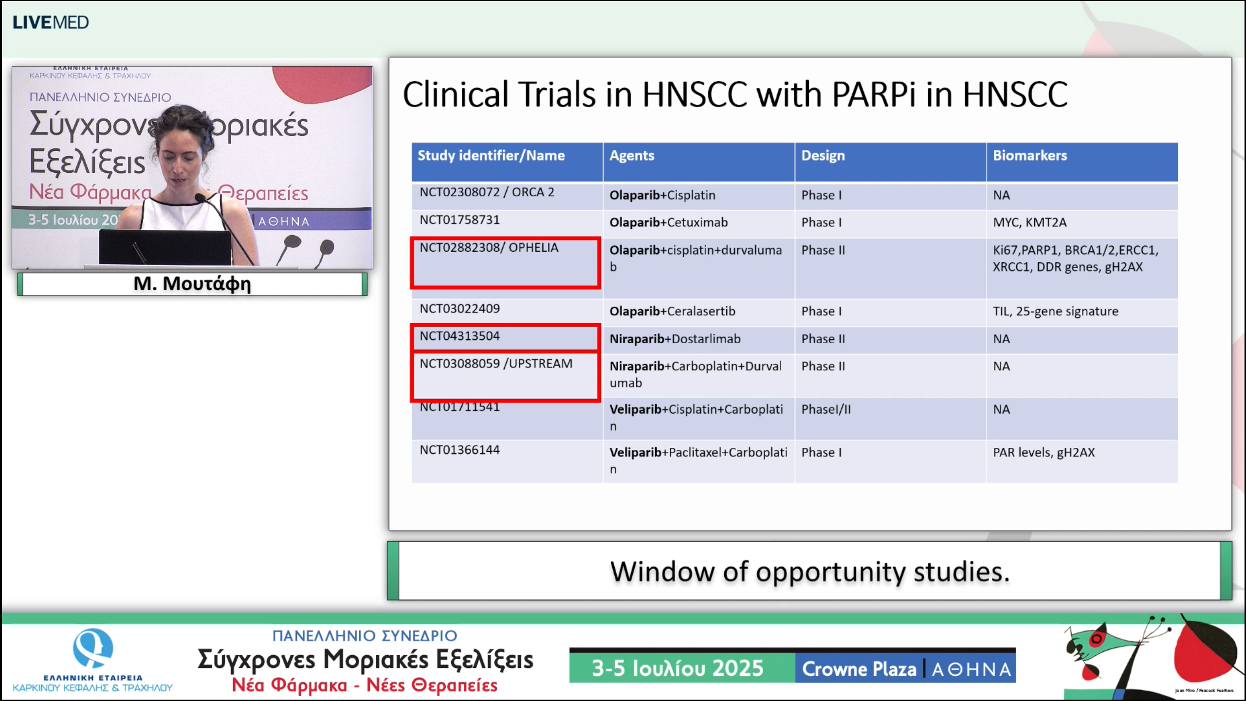 06 Μ. Μουτάφη - Window of opportunity studies.