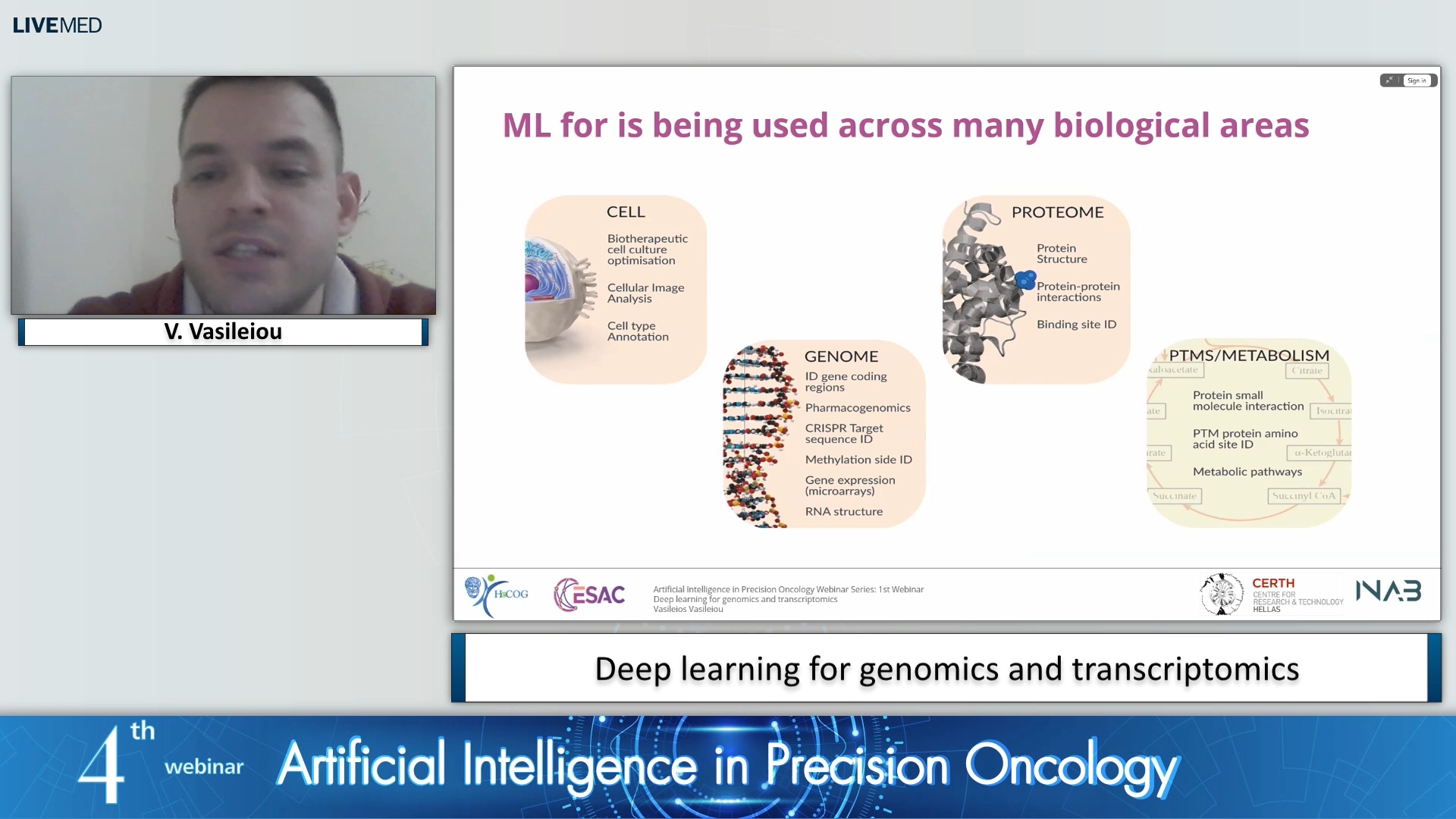 03 V. Vasileiou - Deep learning for genomics and transcriptomics