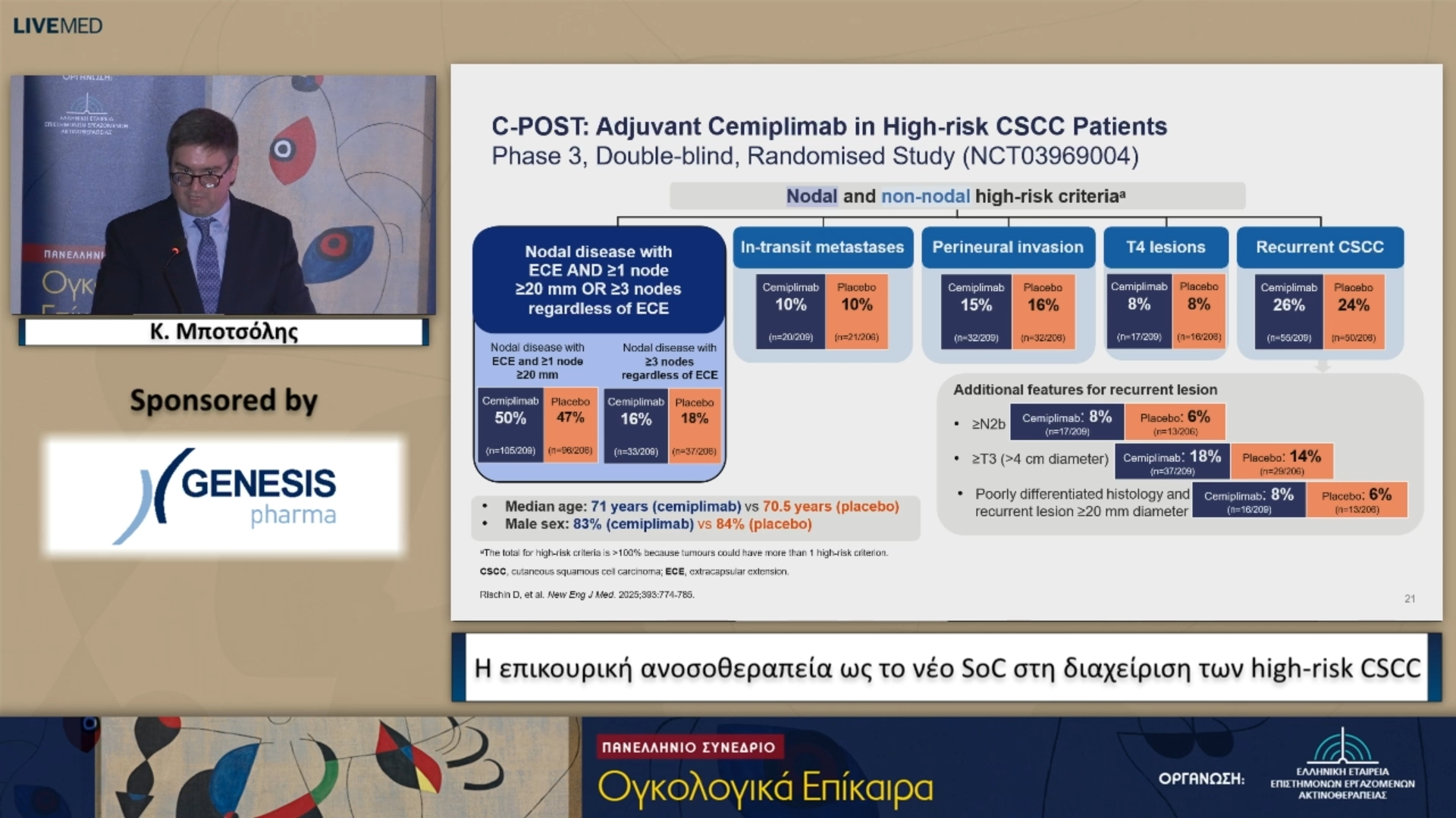 16 Κ. Μποτσόλης - Η επικουρική ανοσοθεραπεία ως το νέο SoC στη διαχείριση των high-risk CSCC