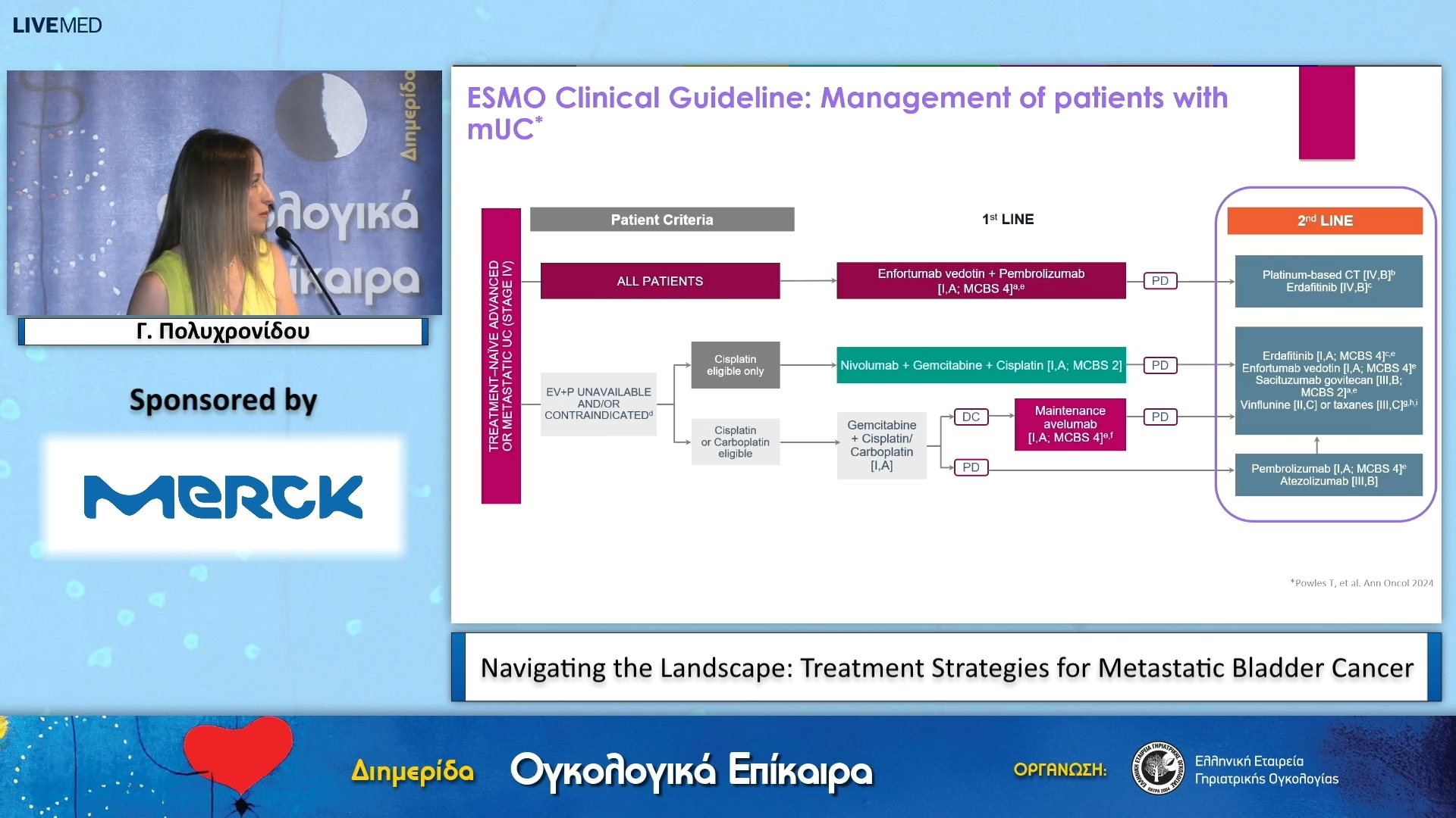40 Γ. Πολυχρονίδου - Navigating the Landscape: Treatment Strategies for Metastatic Bladder Cancer