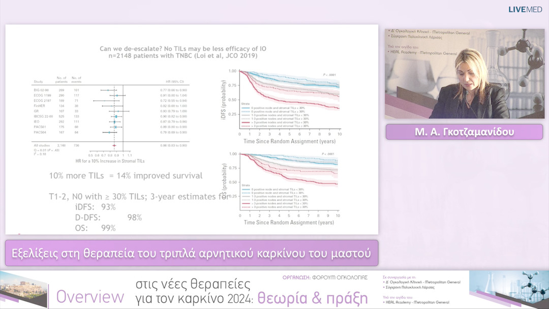 17 Μ. Α. Γκοτζαμανίδου - Εξελίξεις στη θεραπεία του τριπλά αρνητικού καρκίνου του μαστού 