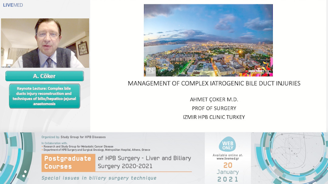 02 Prof. A. Cõker - Keynote Lecture: Complex bile ducts injuryreconstruction and techniques of bilio/hepatico-jejunal anastomosis
