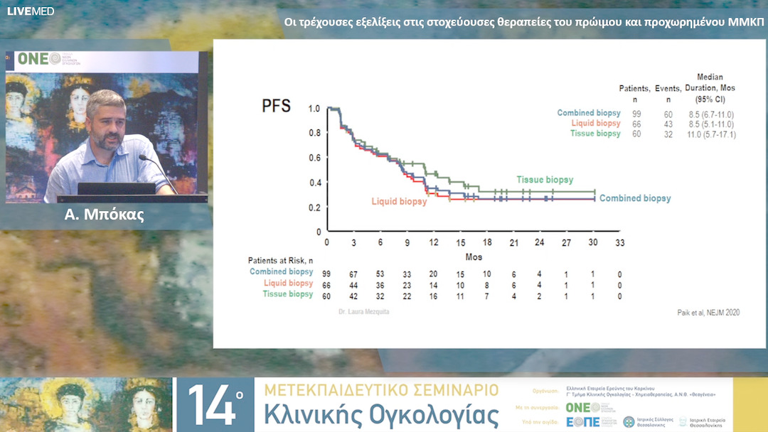 15 Α. Μπόκας - Οι τρέχουσες εξελίξεις στις στοχεύουσες θεραπείες του πρώιμου και προχωρημένου ΜΜΚΠ.