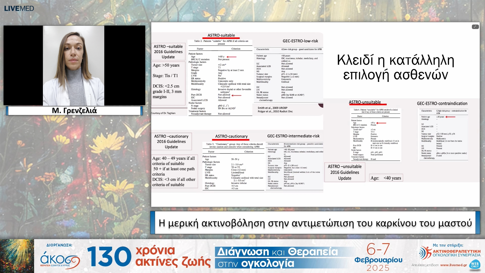 28 Μ. Γρενζελιά - Η μερική ακτινοβόληση στην αντιμετώπιση του καρκίνου του μαστού