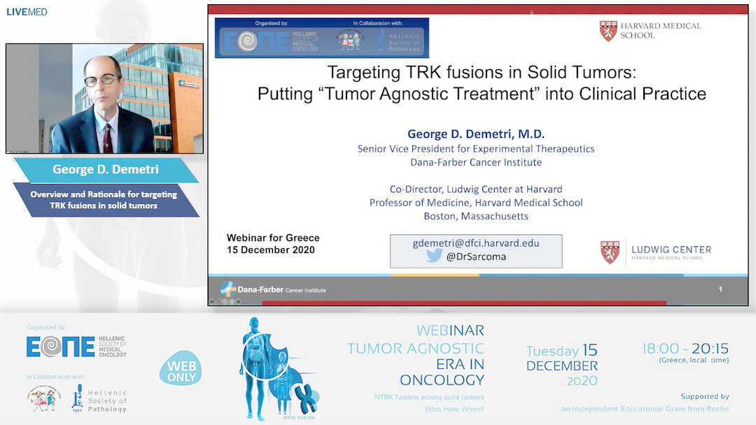 01 George D. Demetri - Overview and Rationale for targeting TRK fusions in solid tumors