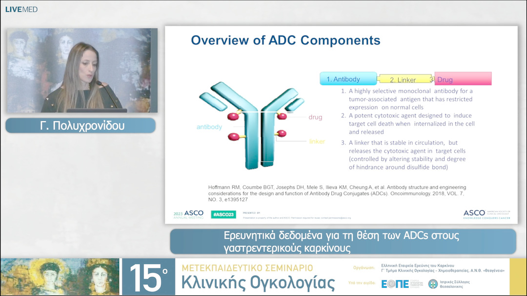 15 Γ. Πολυχρονίδου - Ερευνητικά δεδομένα για τη θέση των ADCs στους  γαστρεντερικούς καρκίνους. 