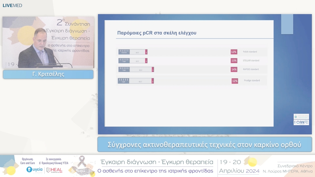 33 Γ. Κριτσέλης - Σύγχρονες ακτινοθεραπευτικές τεχνικές στον καρκίνο ορθού 
